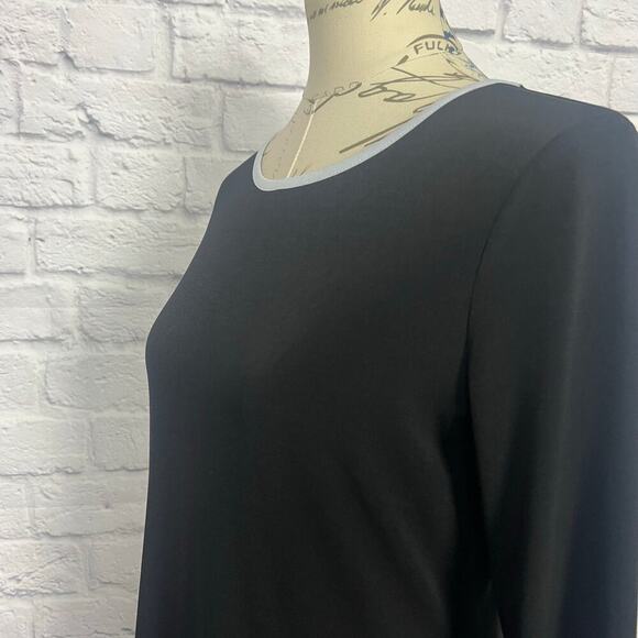 Michael by Michael Kors Black With White Trim Dress - Picture 3 of 11